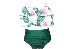 Pieces Set Wear Suit Two Toddler Swimwear Bathing Beach Kids Floral Ruffles 212Y Little Bikini Girl Swim Suit