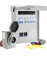 Upgraded 30 Amp 6 Circuit Transfer Switch Kit for