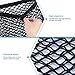 Trunk Storage Net, Yosoo 2 Pack Car Rear Trunk Back Seat Sticker Elastic Cargo String Net Mesh Storage Add On Organizers Bag Pocket Organizer