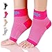 Dowellife Plantar Fasciitis Socks, Ankle Brace Compression Support Sleeves & Arch Support, Foot Compression Sleeves, Ease Swelling, Achilles Tendonitis, Heel Spurs for Men & Women (Pink S)