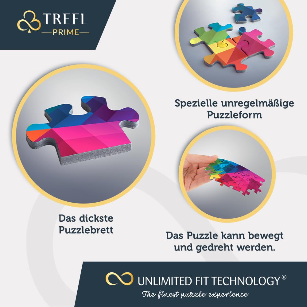 Trefl Prime - Puzzle UFT: Harry Potter, The Houses of Hogwarts - 9000 Teile, Großes Spiel, Dickster Karton, Bio, EKO, Unterhaltung für Erwachsene und Kinder ab 12 Jahren 5