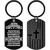 AXEN Christian Gifts for Men, Religious Keychain with Bible Verse Scripture for Dad, Son, Brother, Boyfriend