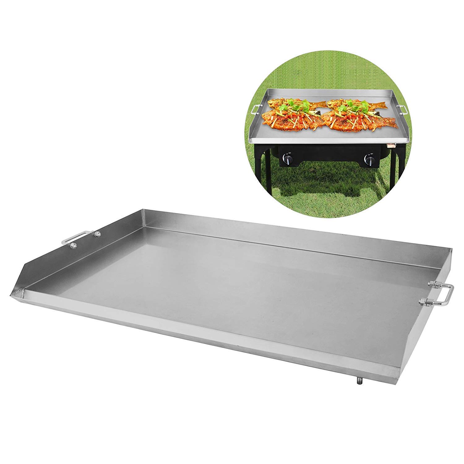 Best Outdoor Cooking Griddle Surface With Stainless Steel Top