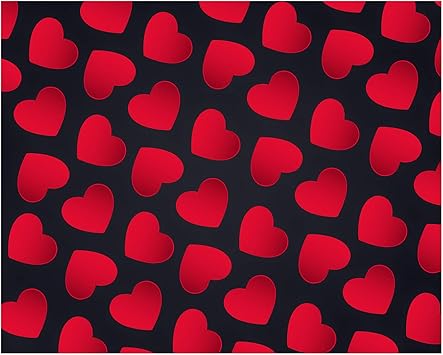 Amazon Com Valentine S Day Red Hearts Photo Backdrop Banner 10 X