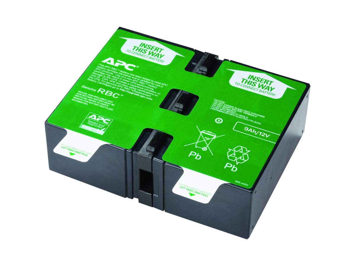 APC APCRBC124 batería de sustitución para UPS, compatible con los modelos BR1200GI / BR1500GI y otros