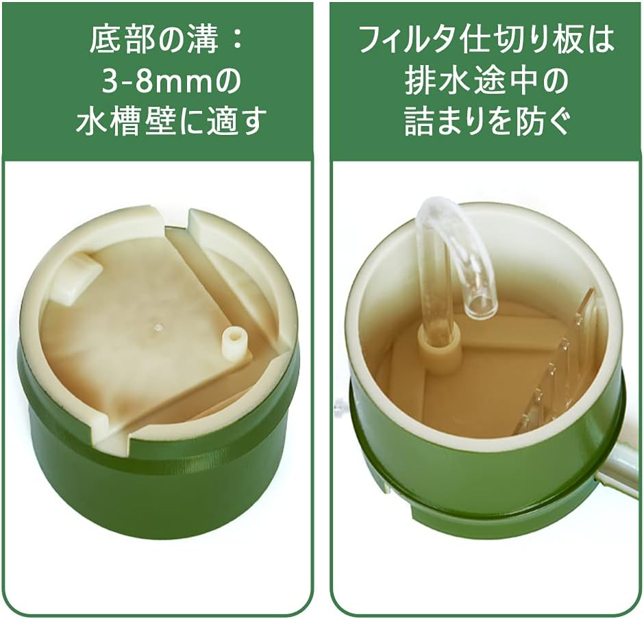 Amazon Highawk水槽用 水循環ポンプ 給水 フィルター ポンプ用 パイプ付き アクアリウム アクセサリ 壁かけ 水流装置 ポンプ無し 丸型水槽用 28cmトレー付き Highawk ウォーターポンプ 通販