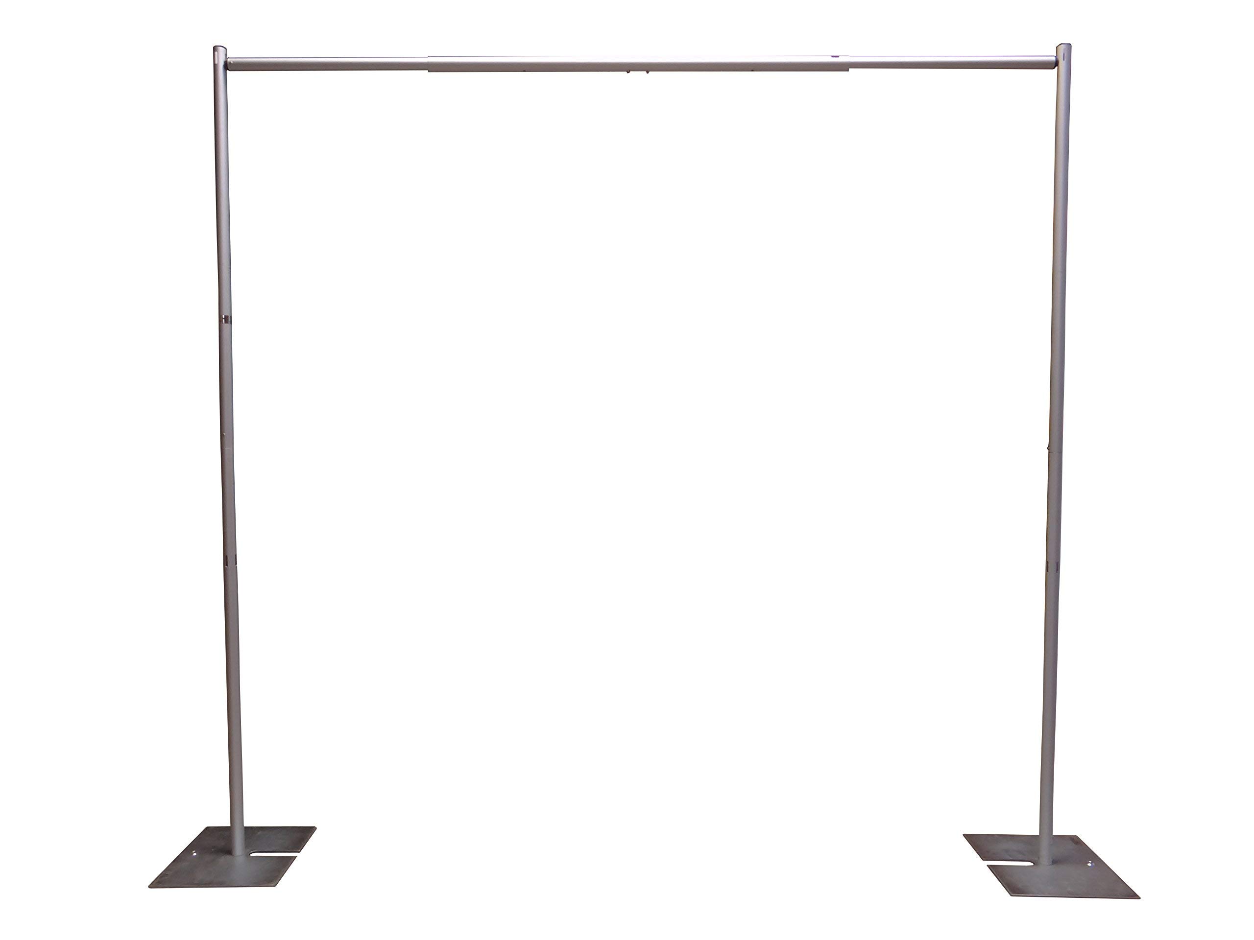 OnlineEEI Premier Portable Pipe and Drape Backdrop Kit 8ft x 10ft (No