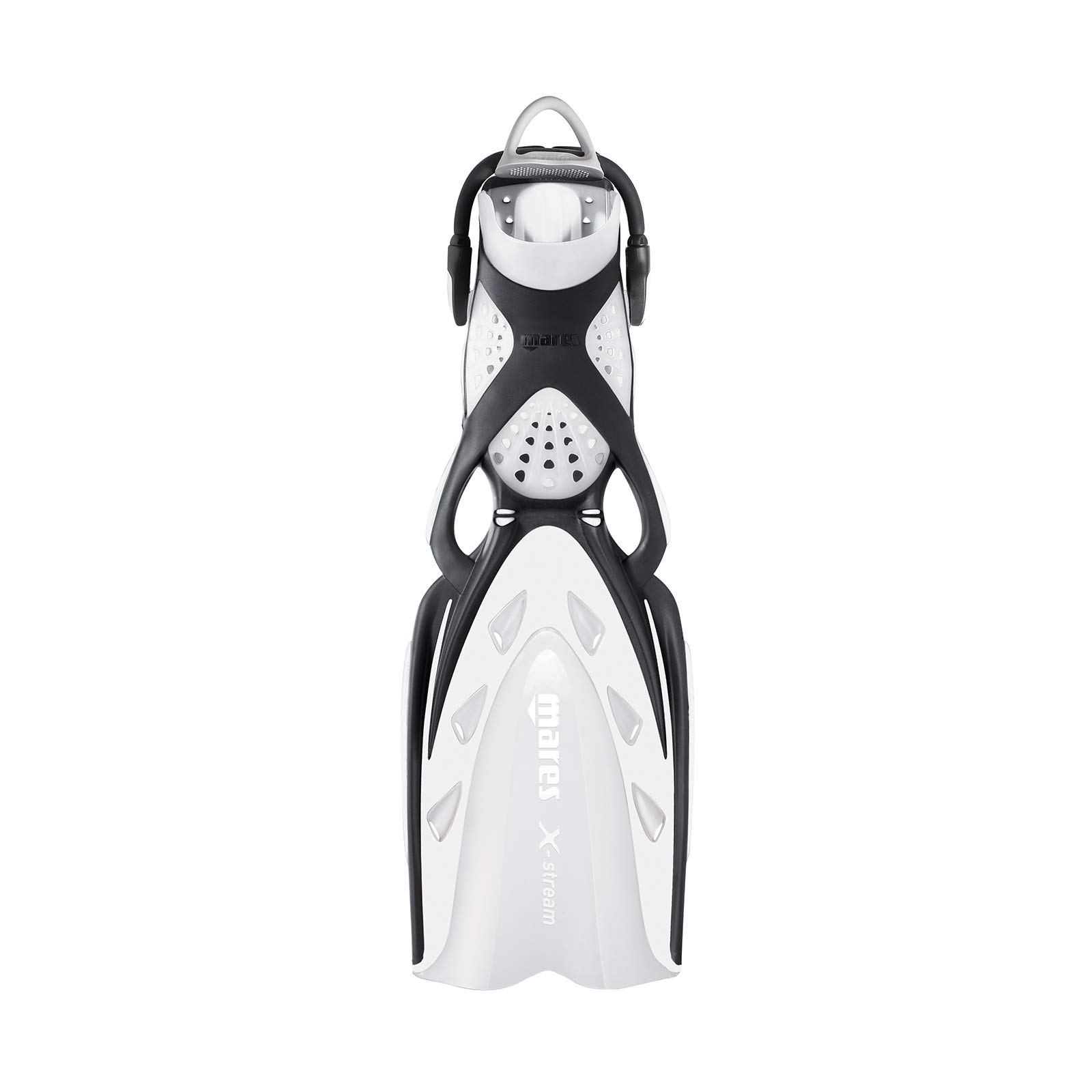 Mares X-Stream Open Heel Fins, White, X-Large