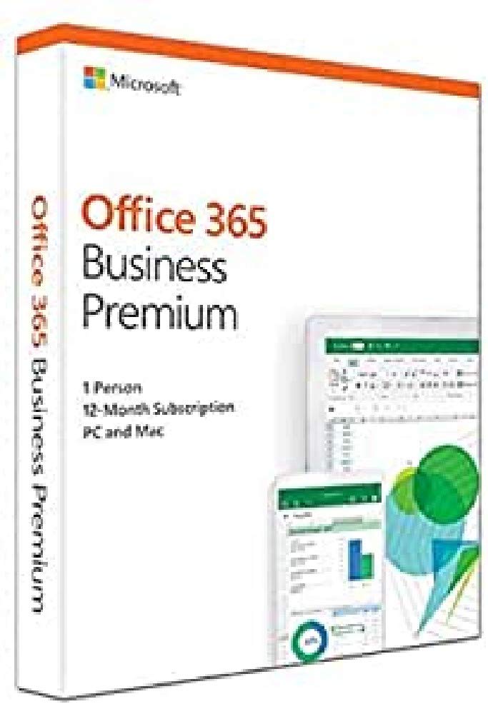 Microsoft 365 Business Standard | Office 365 Apps | One User | Up to Five PCs/Macs, Five tablets and Five Phones | One Year Subscription | Multilingual | Box