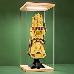 NONEMEY Acrylic Display Case with Led light for