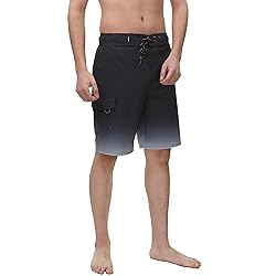 Rokka&Rolla Men's 4-Way Stretch Swim Trunks