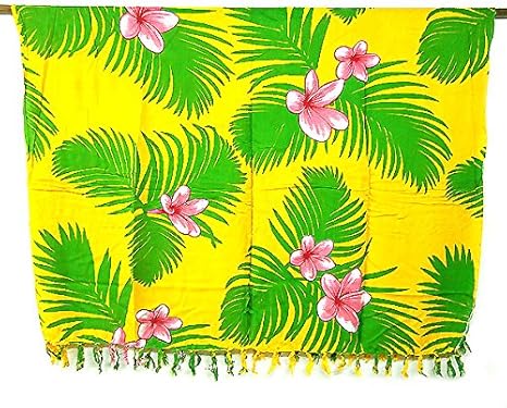 Amazon パレオ更紗 マルチクロス 花柄 プルメリア フランジパニ ピンク アジアン バリ タイ 雑貨 エスニック 布 水着 ソファーカバー ラグ 並行輸入品 並行輸入品 ソファカバー マルチカバー オンライン通販