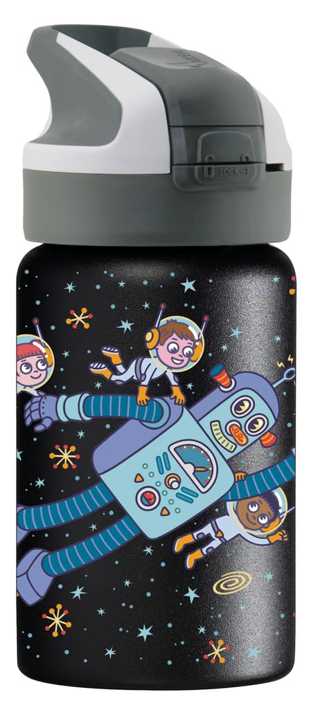 Botella térmica ac. INOX. 0.35 L. Space Robot