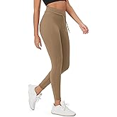 ODODOS Women's Drawstring Tie Daily Leggings 25" / 28" High Waist Workout Yoga Pants