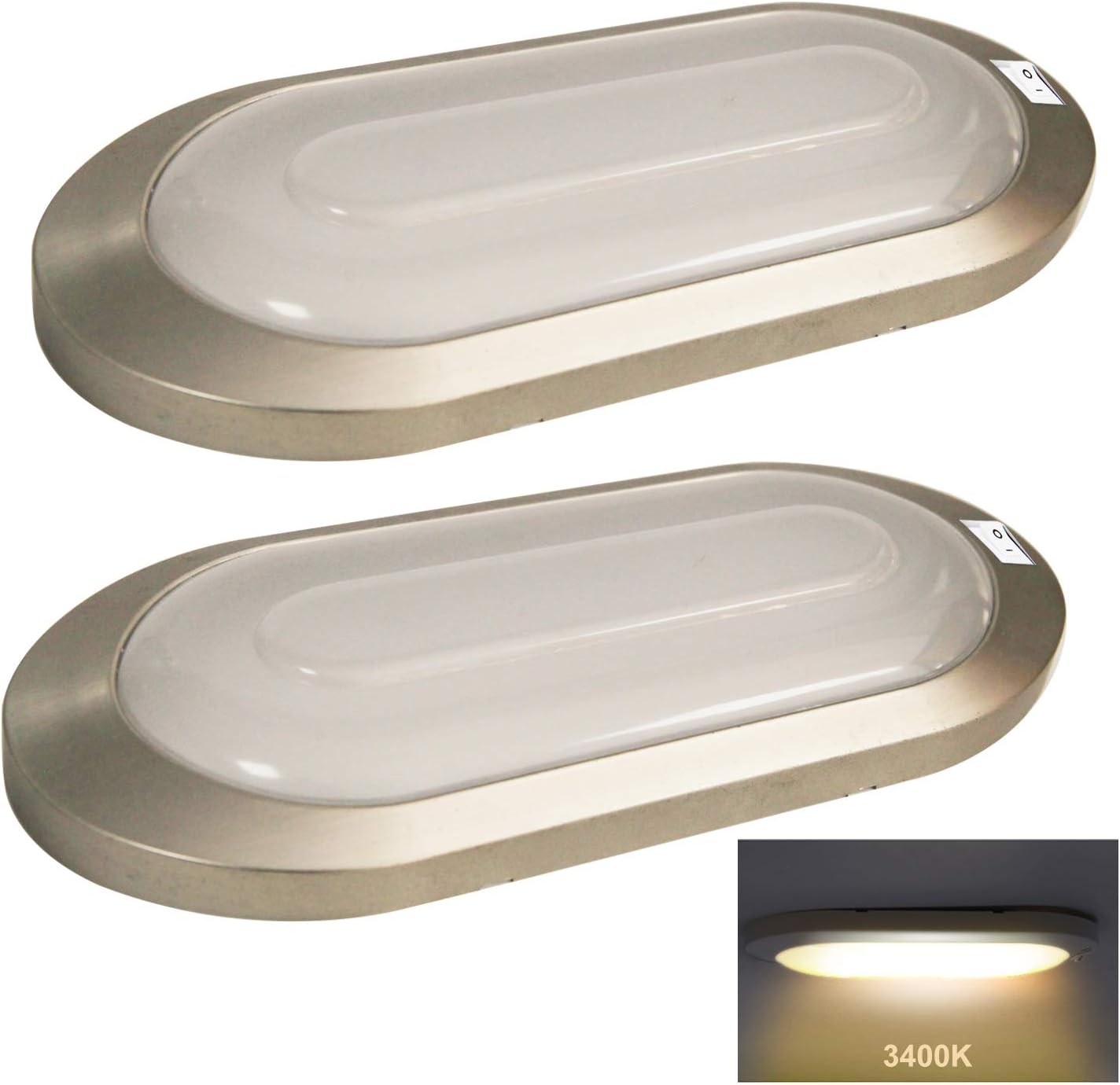 Facon Classic Style LED Bright Pancake Light Surface Mount Spotlight