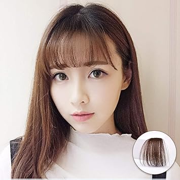 Buy Hair Bangs No Temple Light Brown Haofay Real Brazilian Human