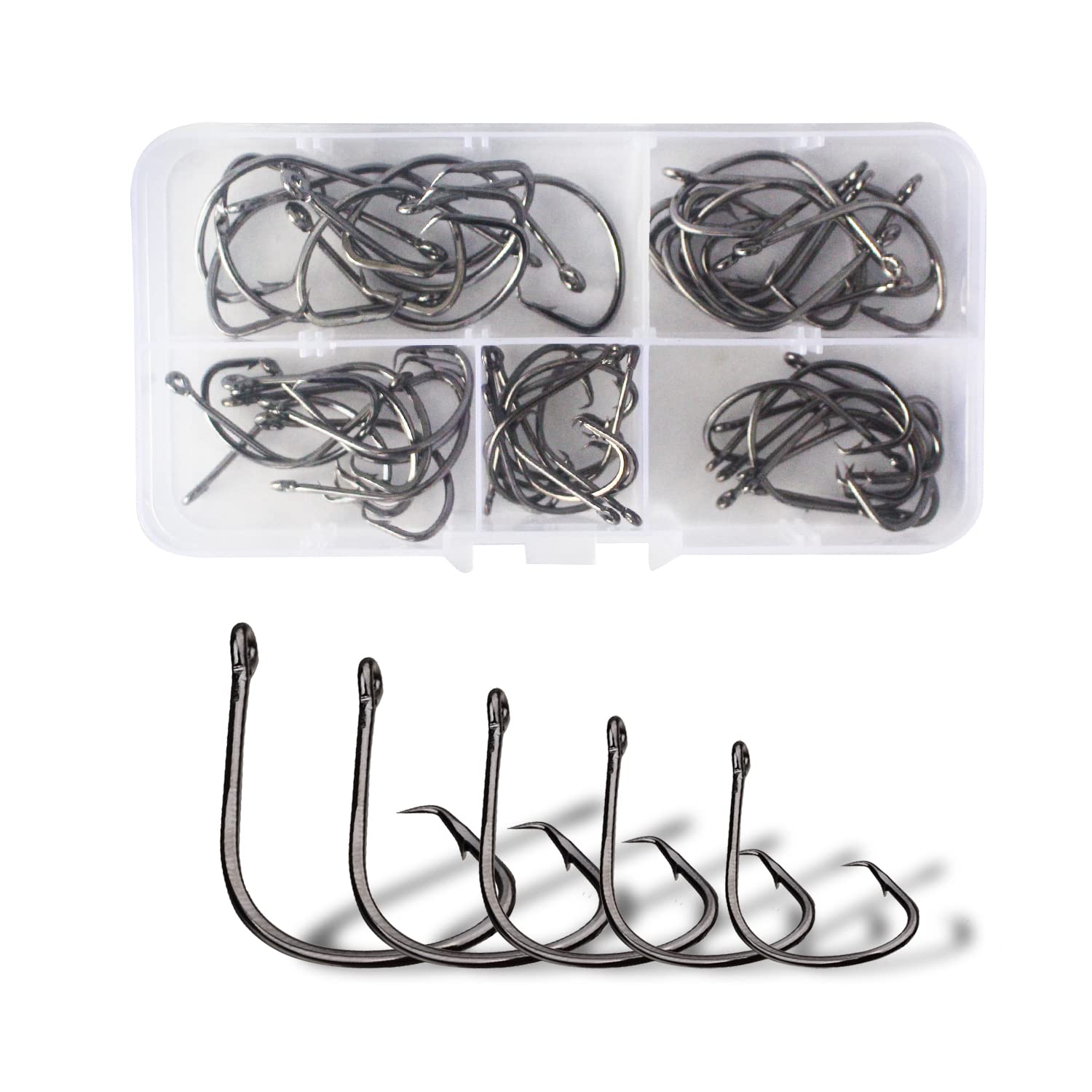 Dingbear 50PCS Pikeperch Fish Hook Fishing Hooks