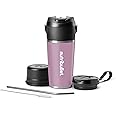 nutribullet Flip Portable Blender with Insulated Cup, Lavender, NBPB50350LAV