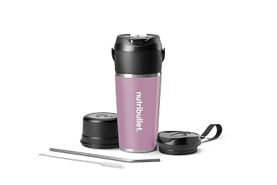 nutribullet Flip Portable Blender with Insulated Cup, Lavender, NBPB50350LAV