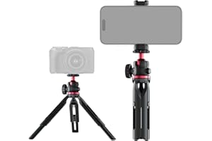 NEEWER Entry Level Version Mini Tripod for Camera, 360° Small Desk Portable DSLR Webcam Cell Phone Mount Holder Stand Selfie 