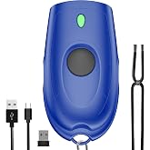 Symcode Bluetooth Barcode Scanner Mini 1D Small Portable Barcode Reader Scanner 3-in-1 Bluetooth &amp; 2.4G Wireless &amp; USB Wired Barcode Scanner with Android,iOS,Computers,Windows