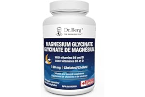 Dr. Berg Magnesium Glycinate 90ct – 4-in-1 Chelated for Muscle, Energy, & Immune Support– w/ D3, B6 & Zinc – 3rd Party Lab-Te