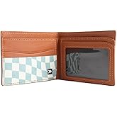 Thread Wallets Cash Bifold Wallet – Slim Vegan Leather Wallet for Men & Women with Clear ID Window, Card Organizer, and Cash Pocket (Jupiter Aqua)