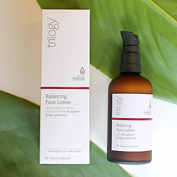 trilogy balancing face lotion