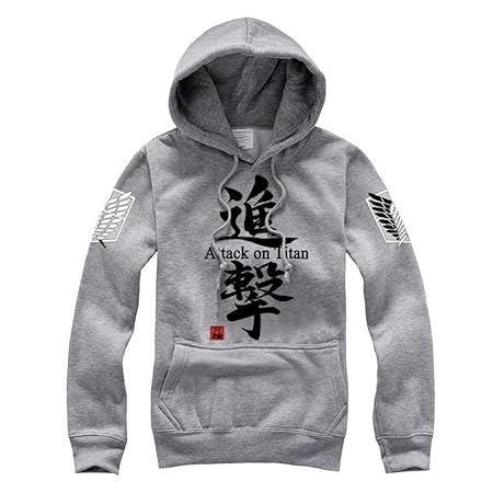 RoleplayShop Pullover, inspiriert von Shingeki no Kyojin, Attack on TItan, Survey Corps, Flügel-Logo, Cosplay, Kostüm, Reißve
