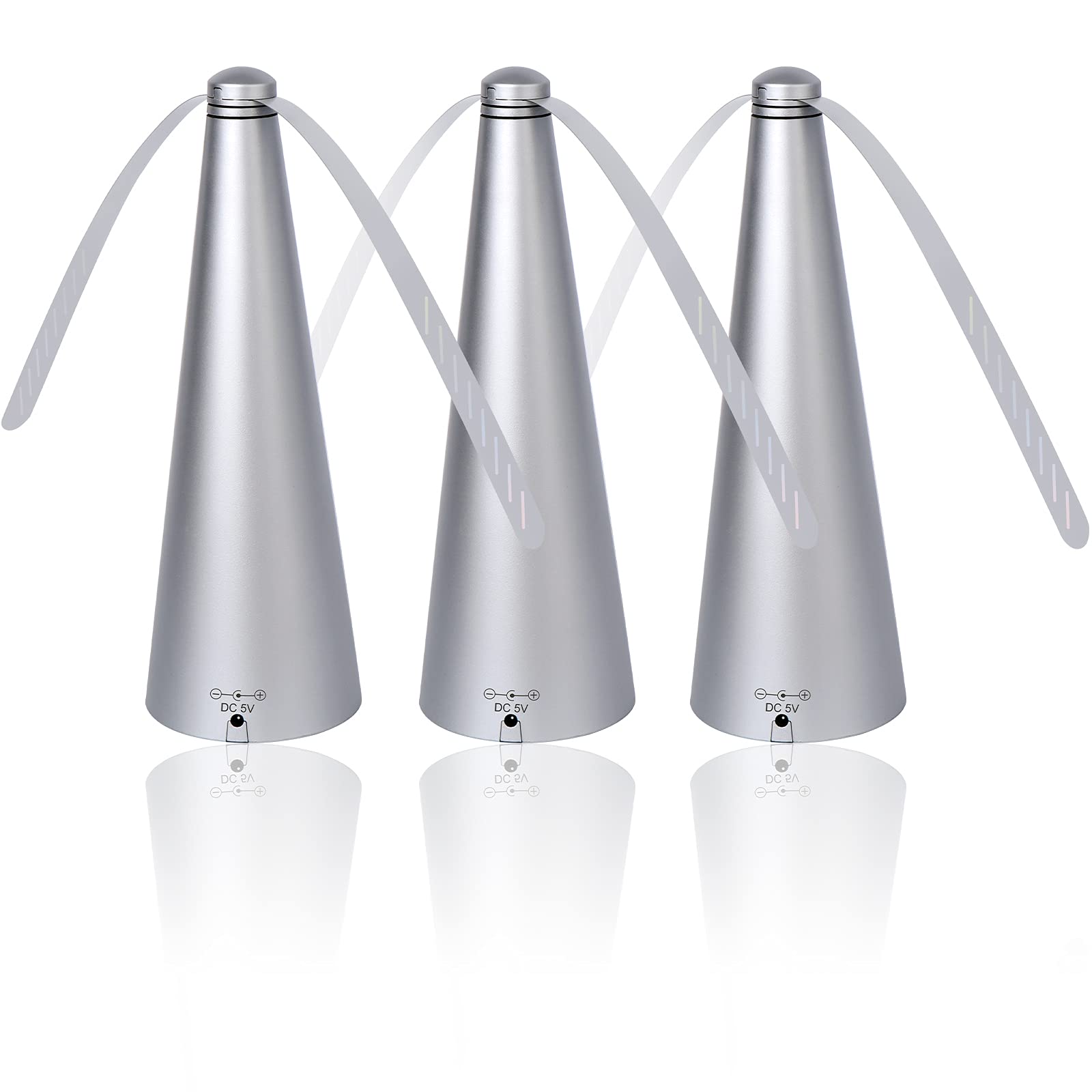 Haishell 3 Pcs Fly Repellent Fan for Tables,Portable Table Fly Fan Keep Flies and Bugs Away from Your Food