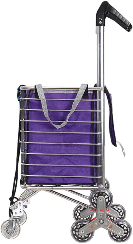 Amazon ショッピングカート キャリーカート アルミ合金製 折りたたみ式 ショッピングキャリー バッグ 多用途カート 軽量 ハンドキャリー コンパクト おしゃれ 耐荷重50kg 静音 引っ越し 買い物 荷物運搬 段階高さ調節可能 バージョン2 Xixi Home ショッピングキャリー