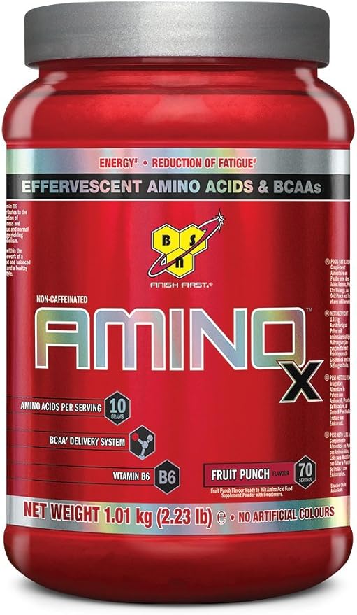 BSN Nutrition Amino X, Suplementos Deportivos BCAA Polvo con