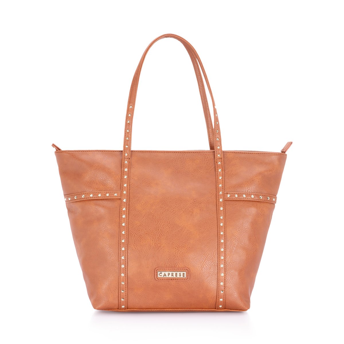 caprese women's tote bag (saddle brown)