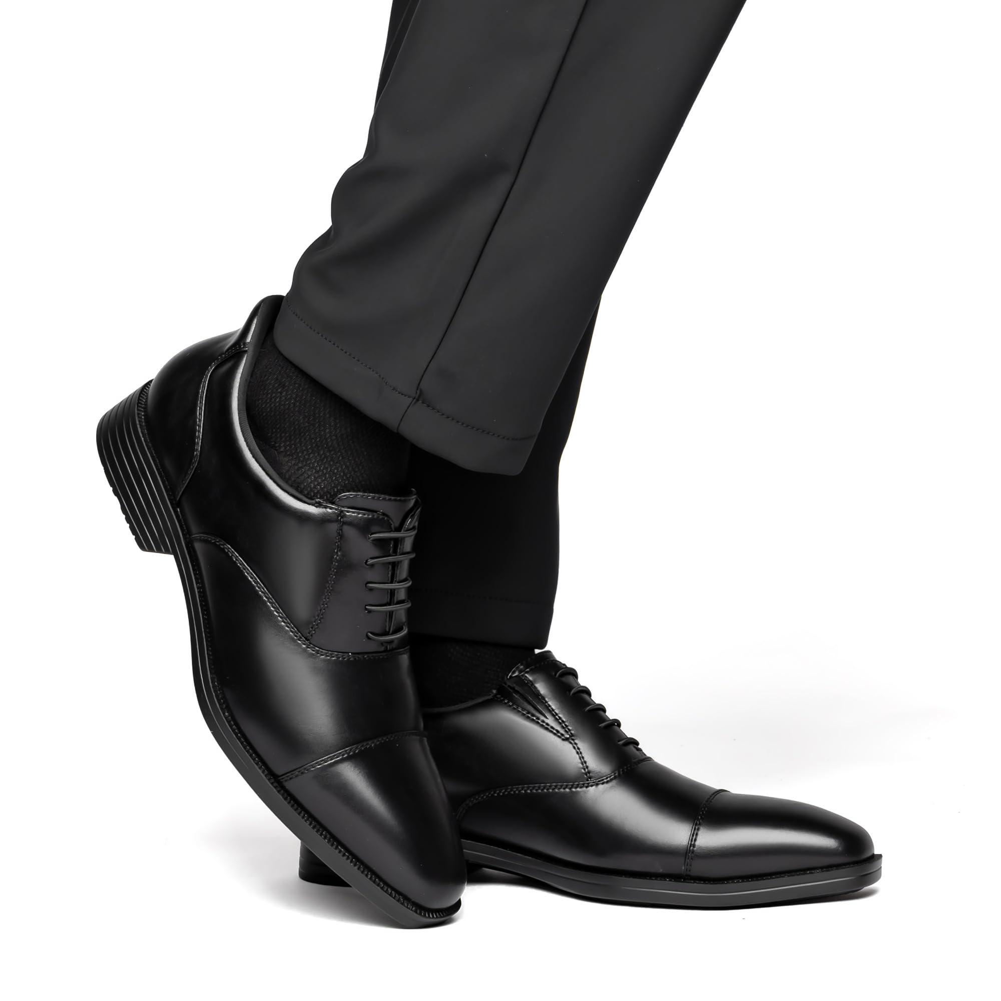 Foxsense Business Shoes, Men's, Genuine Leather, Dress Shoes, Monk Strap, Luxury Men's Shoes, Formal, Work, Casual, Lightweight, Luxury Leather, Waterproof, brown moisture permeability