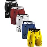 JK-GMTE 5pcs Boxer Briefs Comfy Men's Comfortable Underwear Breathable, Quick Drying, Elastic Waistband