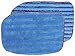 Flintar A1375-100/101 Replacement Microfiber Steam Mop Pads Refills for McCulloch MC1270, MC1375, MC1385 Steam Cleaners and Poulan Pro Steam Cleaner PP270, PP330, PP350 (1 Soft and 1 Scrubbing)