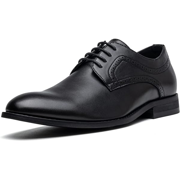 Leizilei Mens Black Leather Oxford Wedding Dress Shoes Size 13.5 NEW Amazon.com | LEIZILEI Men main image 3