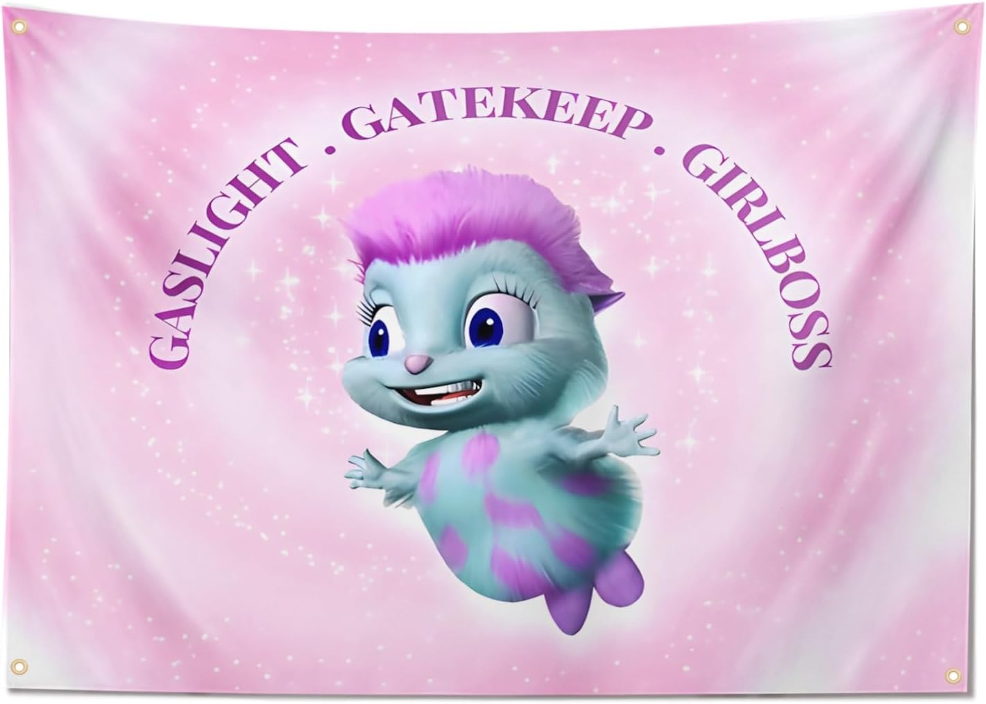 Tapestries - RonningStar Bibble Meme Beliefs Happiness Tapestry Funny Meme Wall Hanging For Home Bedroom Lving Room Dorm Decor Dorm Four Brass Grommets 0450