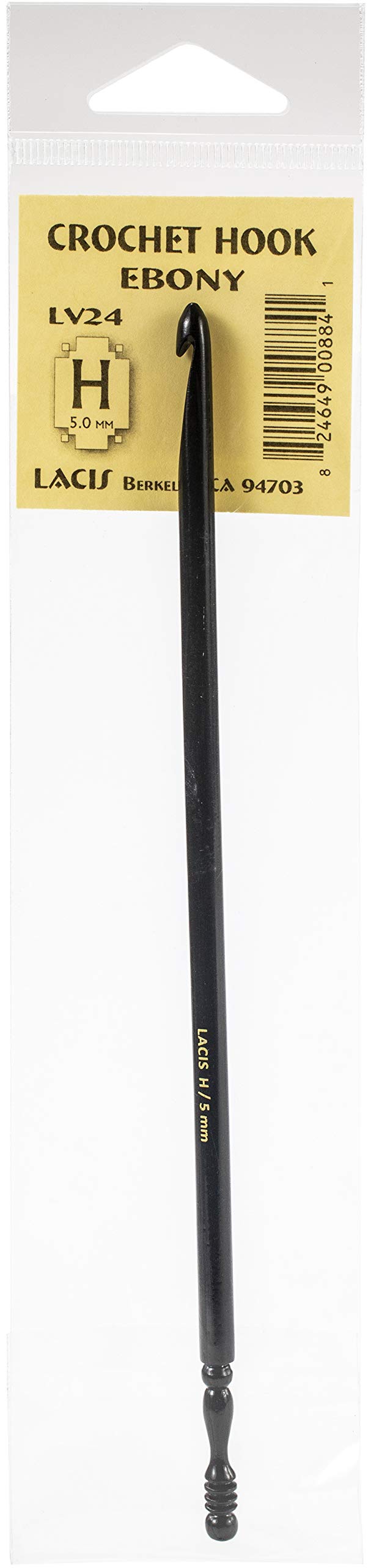 Crochet Hook Ebony Size H