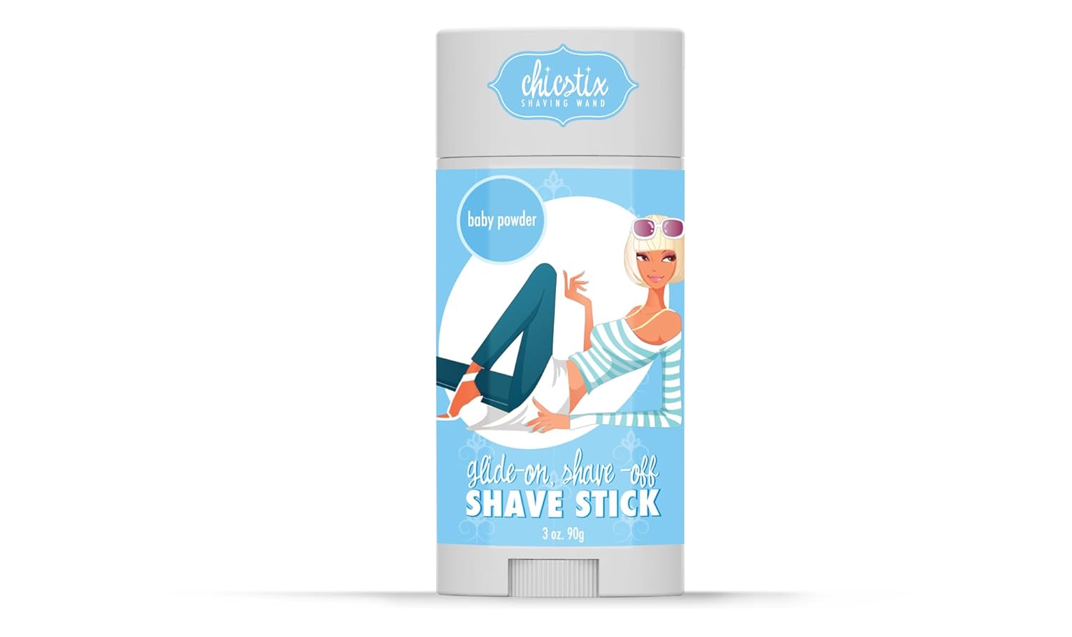 shaving with baby powder