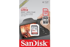 SanDisk 128GB Ultra SDXC UHS-I Memory Card - 120MB/s, C10, U1, Full HD, SD Card - SDSDUN4-128G-GN6IN