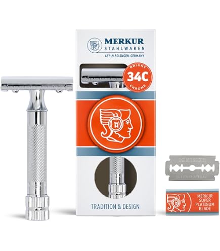 Amazon.com: MERKUR 985C Travel Double Edge Safety Razor with