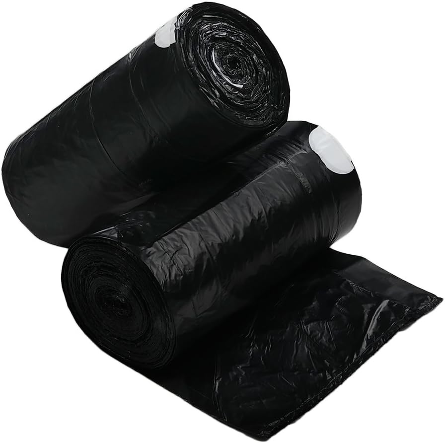 Dynko Drawstring 20 Liter Bin Liners, Black, 110 Pieces Amazon.co.uk