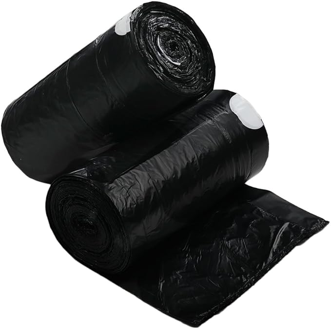 Dynko Drawstring 20 Liter Bin Liners, Black, 110 Pieces Amazon.co.uk