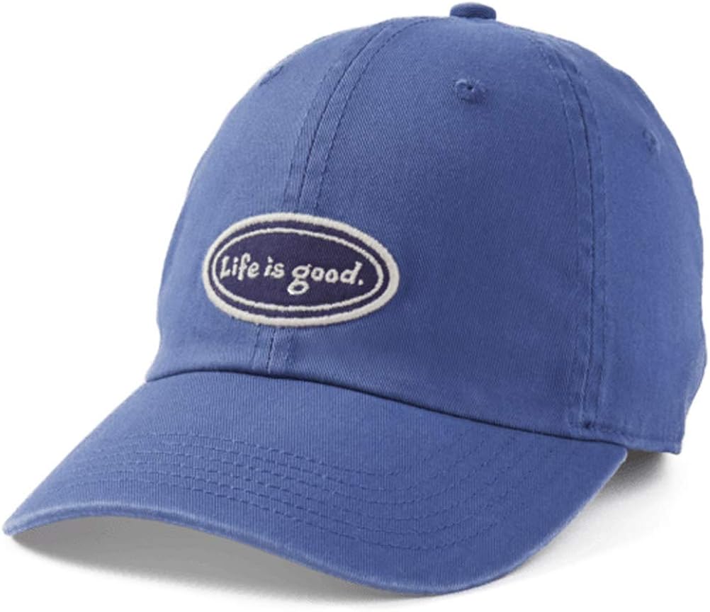 Life is Good Vintage Chill Cap Baseball Hat, Vintage Blue, One Size: Clothing