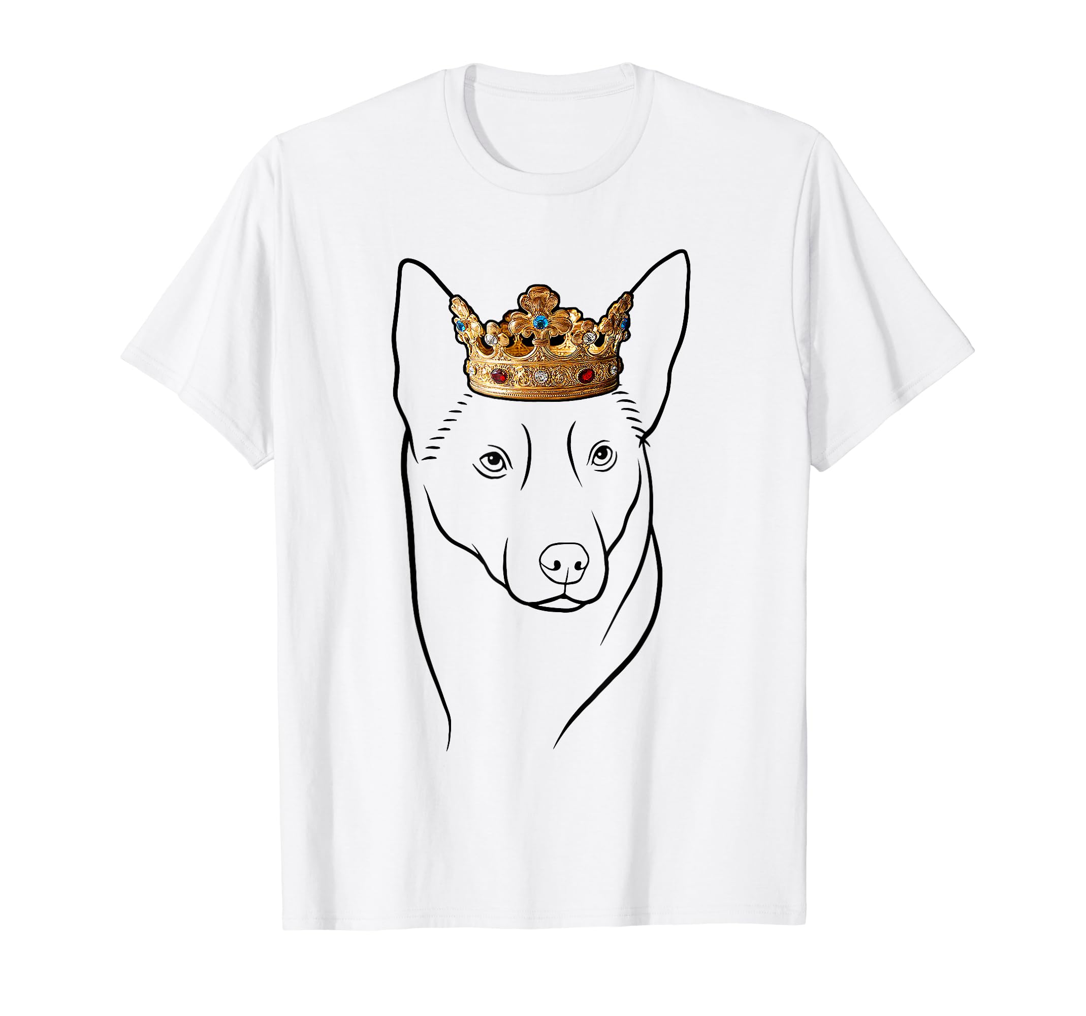 Australian Kelpie Dog Wearing Crown T-Shirt