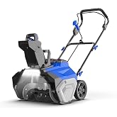 Wild Badger Power 40V 20-in Cordless Electric Snow Blower, Tool Only | 20-in width, 10-in intake and 26-ft throw with brushless motor, 180-degree chute and LED; battery and charger not included.