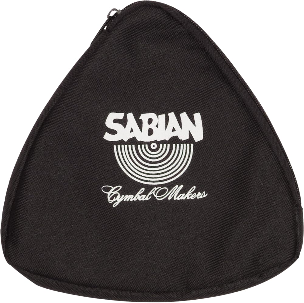 SABIAN - 61140-10 - Black Zippered Triangle Bag 10"