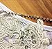 Women's Triangle Lace G String Toys Metal Lingerie Thong T Back Panty White Medium Fit Size US4~US8