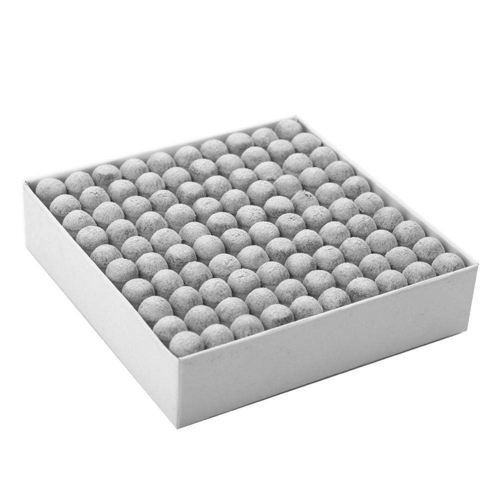 Billiard Cue Tips, 100Pcs Snooker Pool Replacement Tips for Cue Stick (11mm / 0.43in)